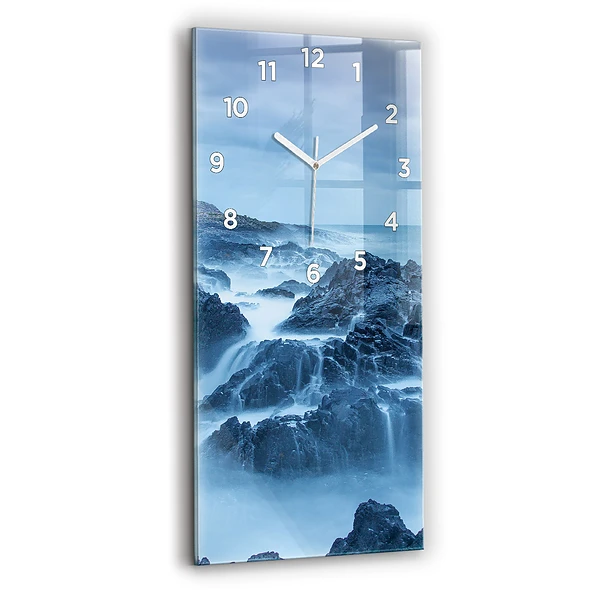 Vertikale Uhr mit motiv Leuchtturm