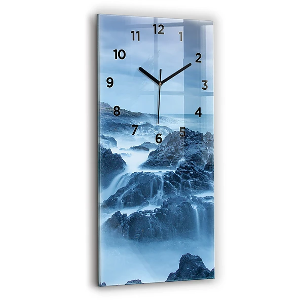 Vertikale Uhr mit motiv Leuchtturm