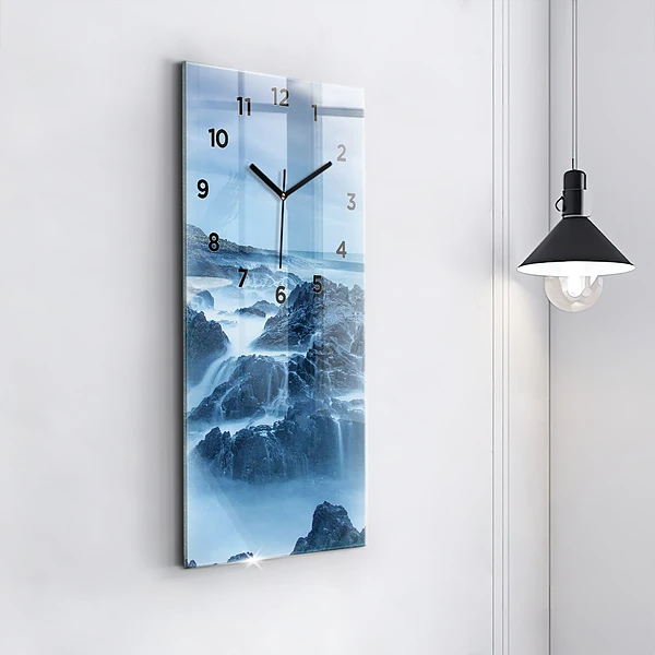 Vertikale Uhr mit motiv Leuchtturm