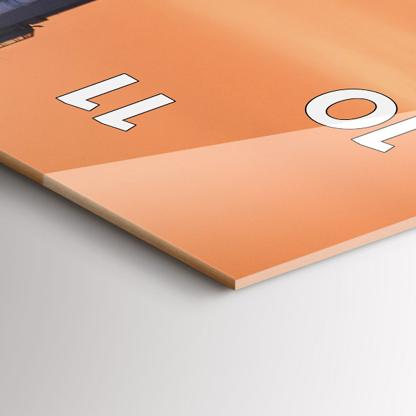 Vertikale Uhr Benjamin-Franklin-Brücke