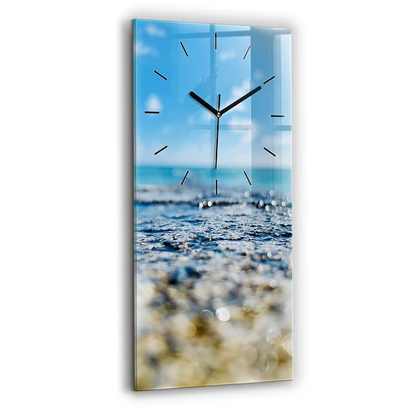 Vertikale Uhr mit motiv Wasserfotografie