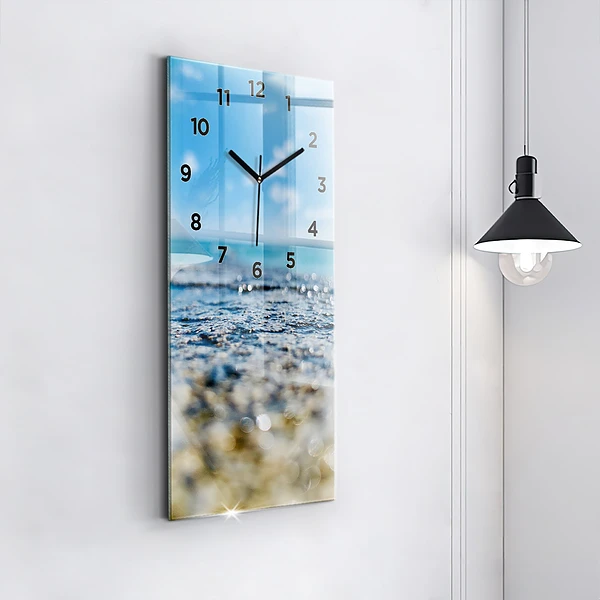 Vertikale Uhr mit motiv Wasserfotografie