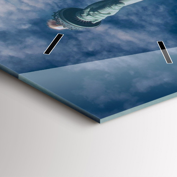 Vertikale Uhr Freiheitsstatue New York