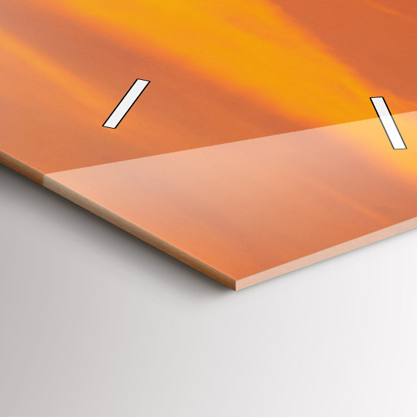 Vertikale Uhr Balaton am Abend