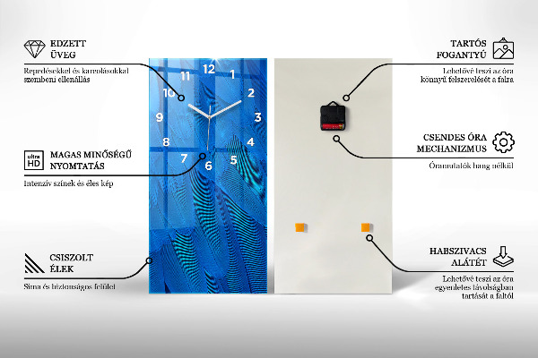 Vertikale Uhr Freiheitsstatue in Budapest