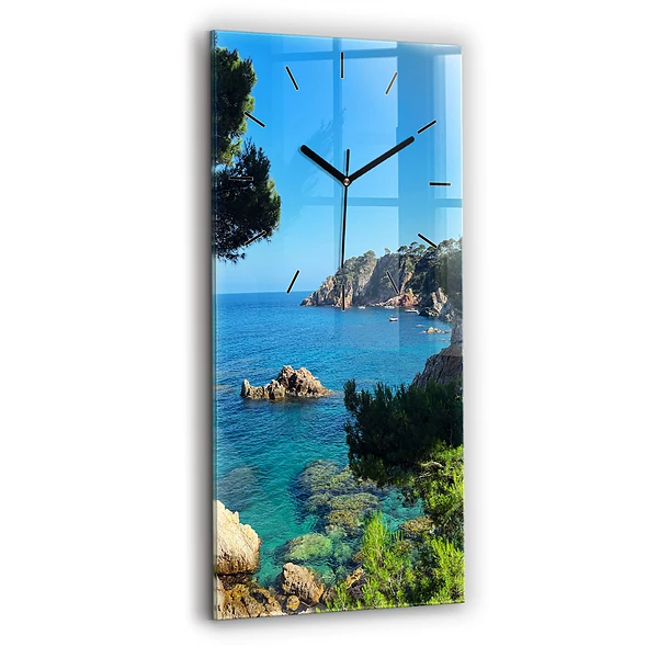 Vertikale Uhr Costa Brava