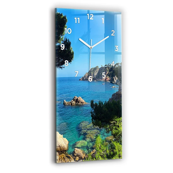 Vertikale Uhr Costa Brava