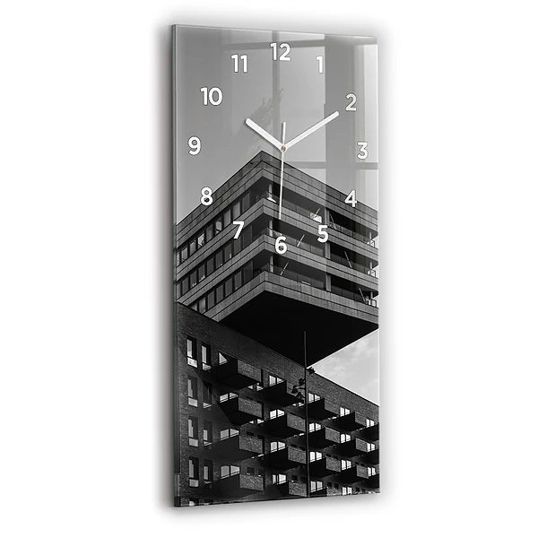Vertikale Uhr mit motiv Architektur in Amsterdam