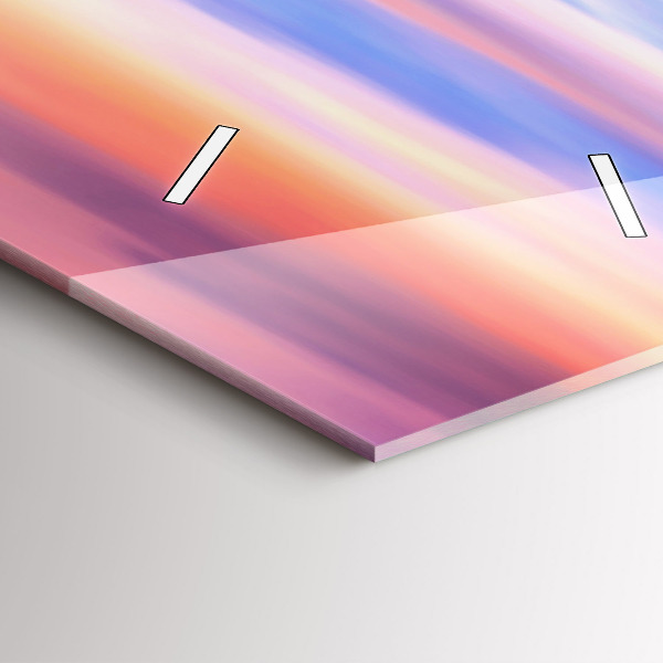 Vertikale Uhr mit motiv Godafoss-Wasserfall in Island