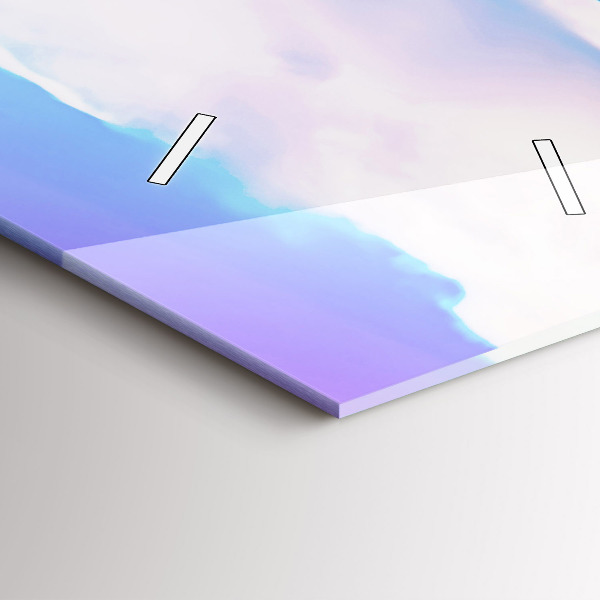 Vertikale Uhr Godafoss in Island