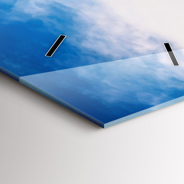 Vertikale Uhr Wasserfall in Island