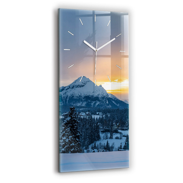 Vertikale Uhr Berglandschaft
