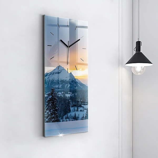 Vertikale Uhr Berglandschaft
