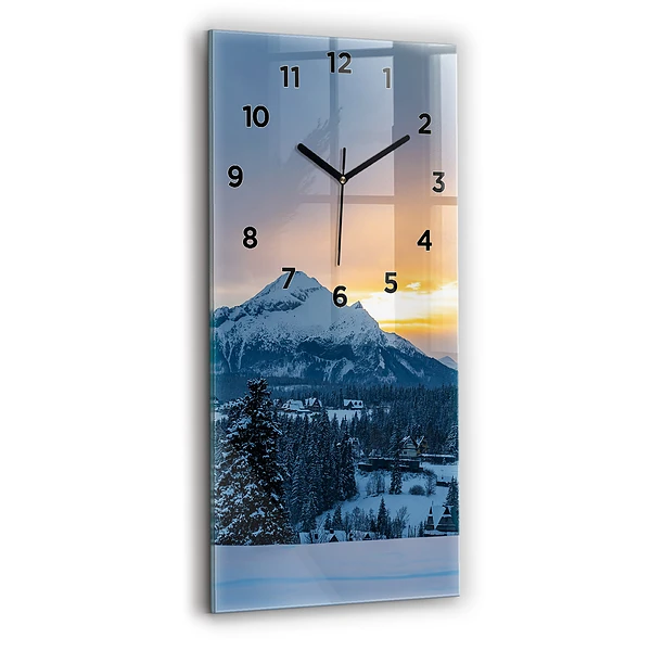 Vertikale Uhr Berglandschaft