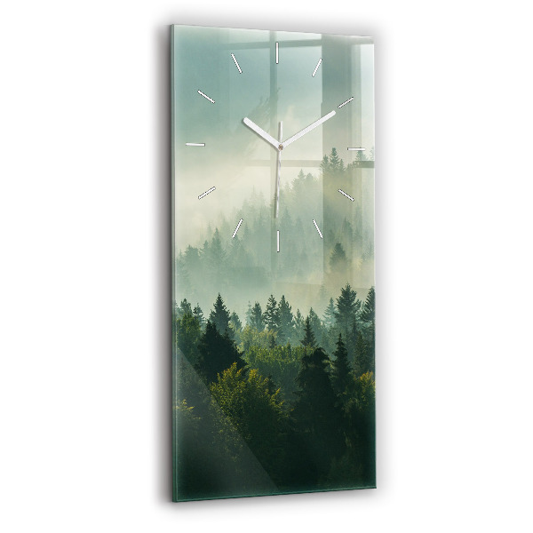 Vertikale Uhr mit motiv Sonnenaufgang Beskids