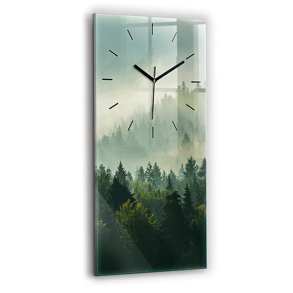 Vertikale Uhr mit motiv Sonnenaufgang Beskids