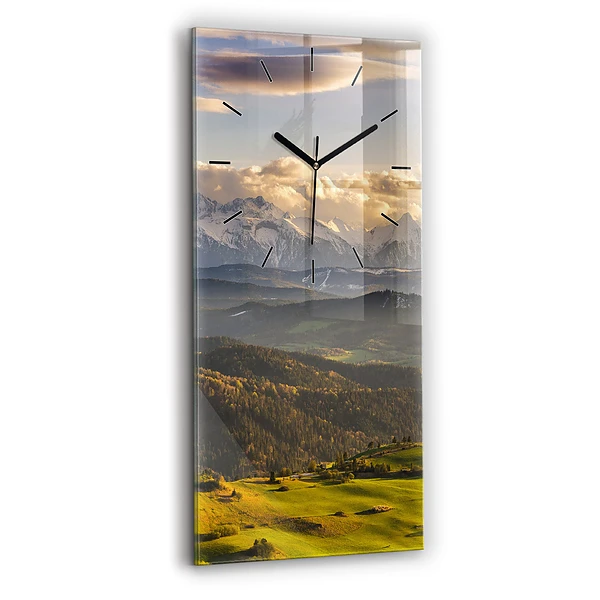 Vertikale Uhr mit motiv Pieniny - Hohe Spitze