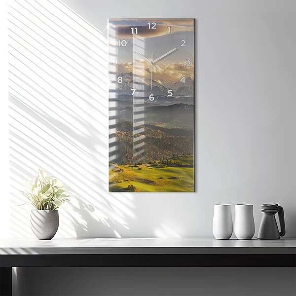 Vertikale Uhr mit motiv Pieniny - Hohe Spitze