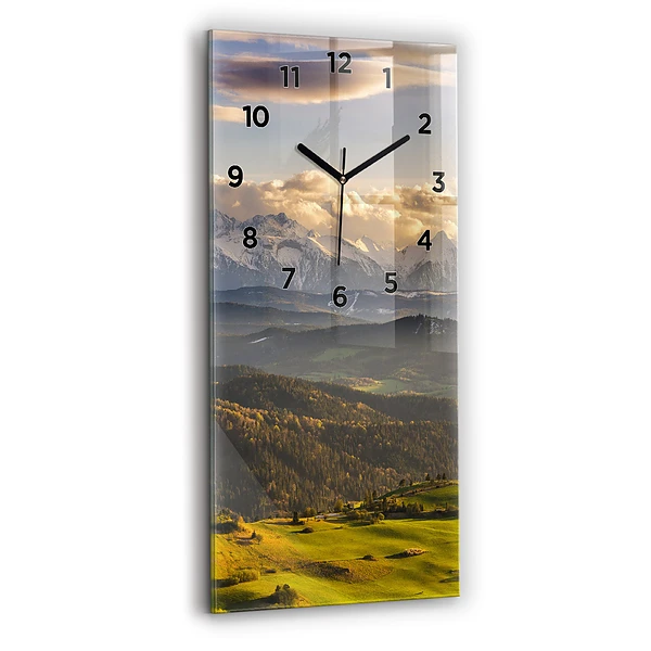 Vertikale Uhr mit motiv Pieniny - Hohe Spitze