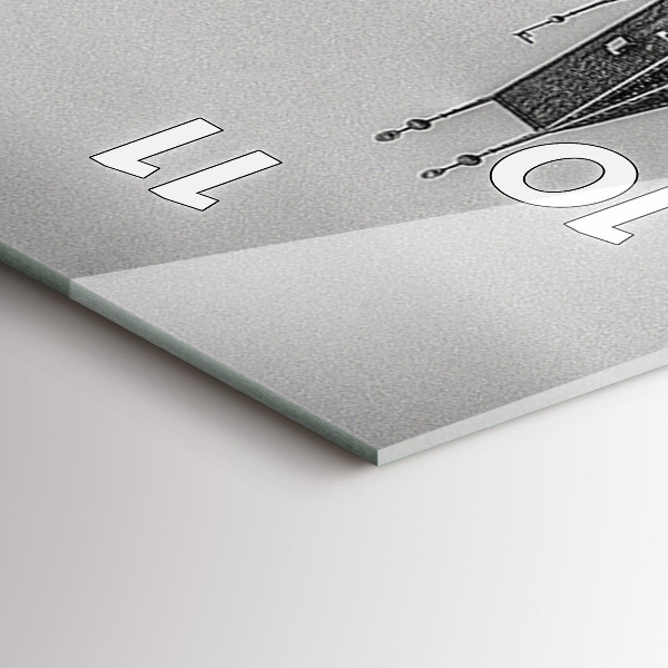 Vertikale Uhr mit motiv Ansicht der Karlsbrücke Prag