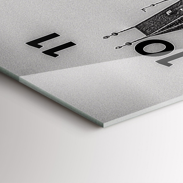 Vertikale Uhr mit motiv Ansicht der Karlsbrücke Prag