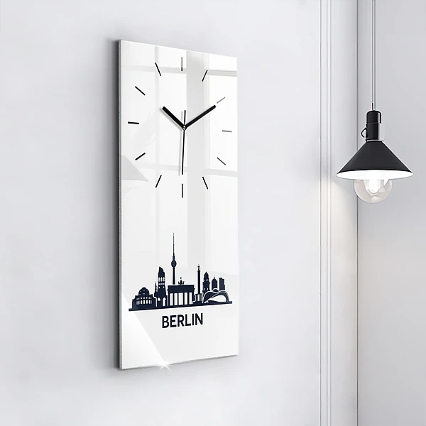 Vertikale Uhr Illustration der Stadt Berlin