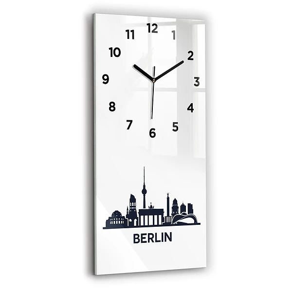 Vertikale Uhr Illustration der Stadt Berlin
