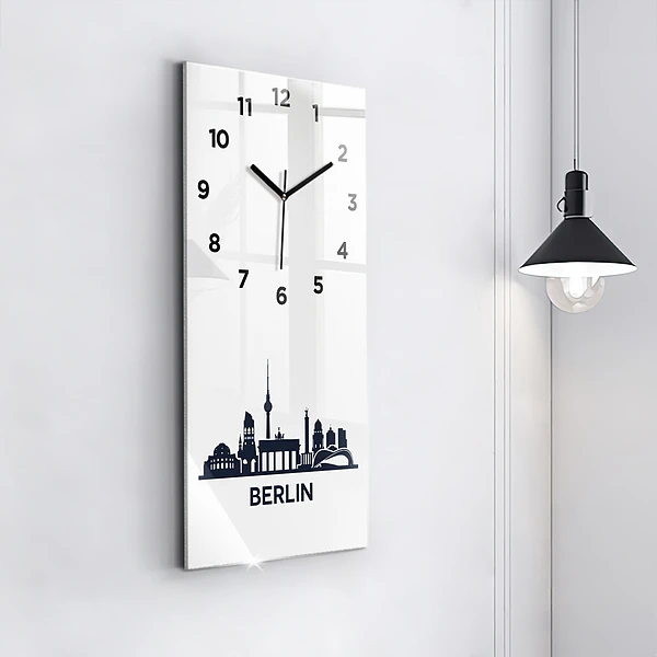 Vertikale Uhr Illustration der Stadt Berlin