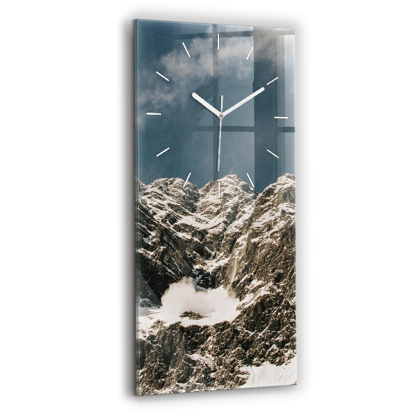 Vertikale Uhr mit motiv Watzmann Berge