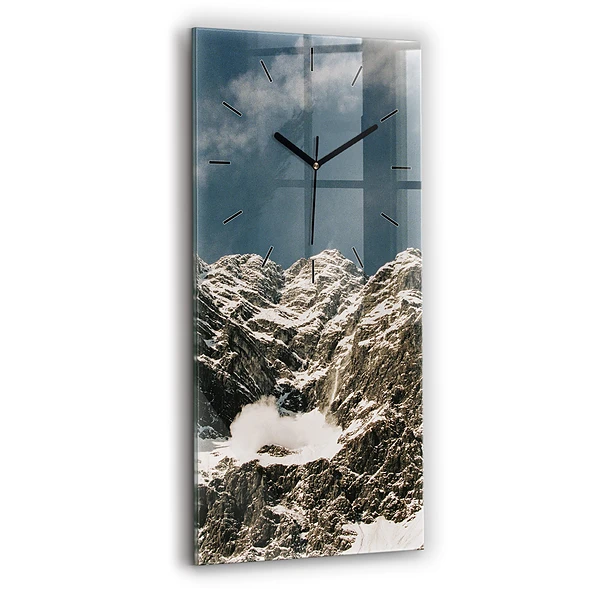 Vertikale Uhr mit motiv Watzmann Berge