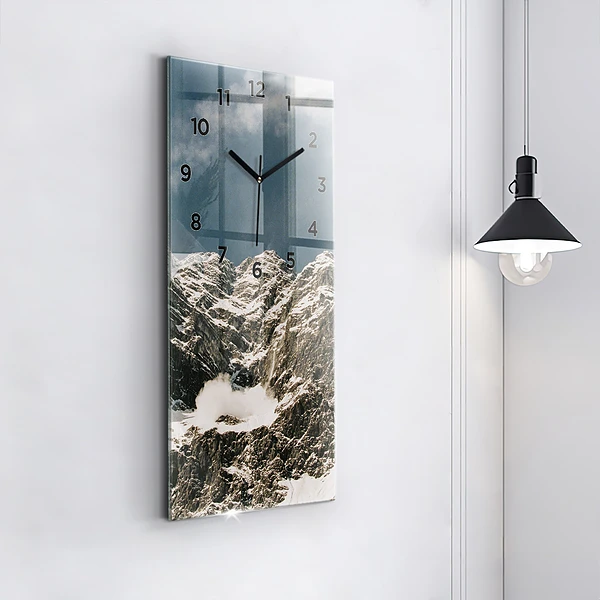 Vertikale Uhr mit motiv Watzmann Berge