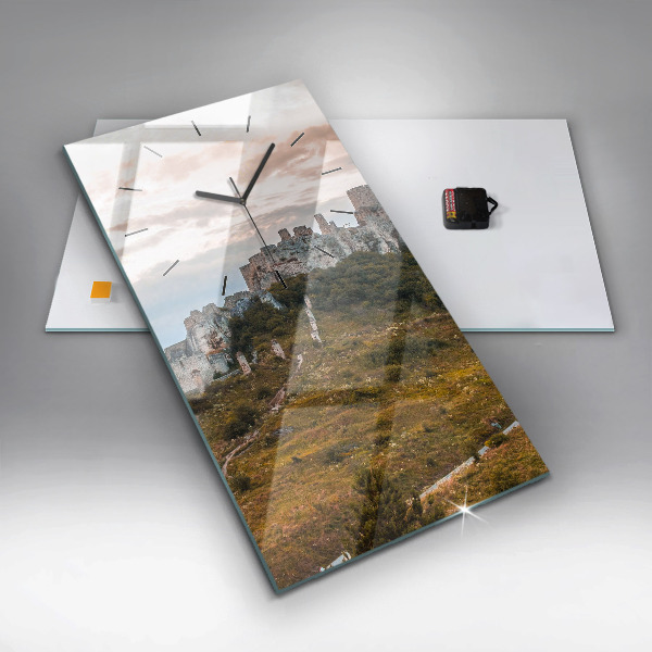 Vertikale Uhr Zipser Burg in der Slowakei