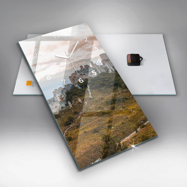 Vertikale Uhr Zipser Burg in der Slowakei