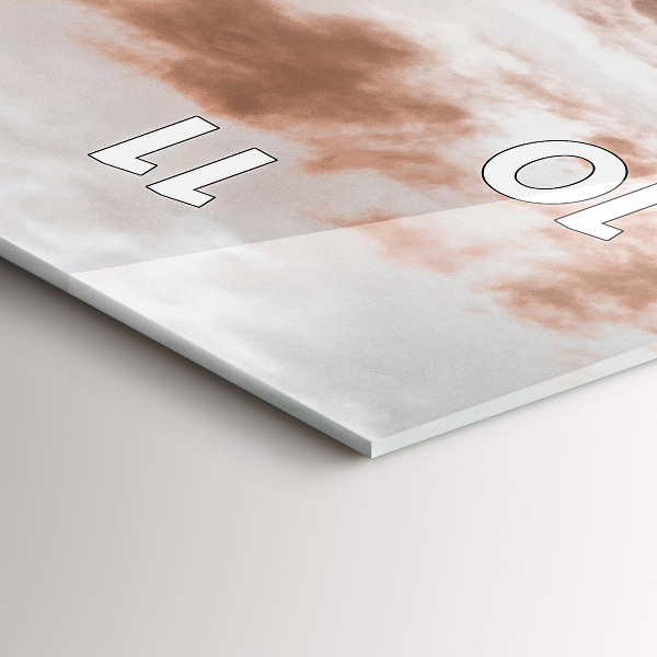 Vertikale Uhr Zipser Burg in der Slowakei