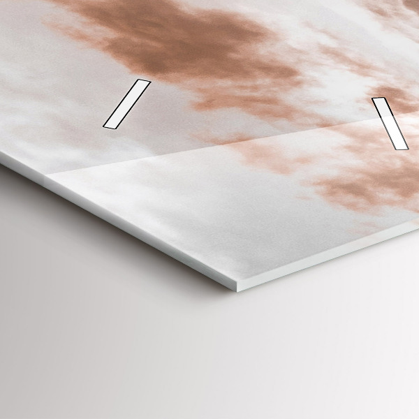 Vertikale Uhr Zipser Burg in der Slowakei