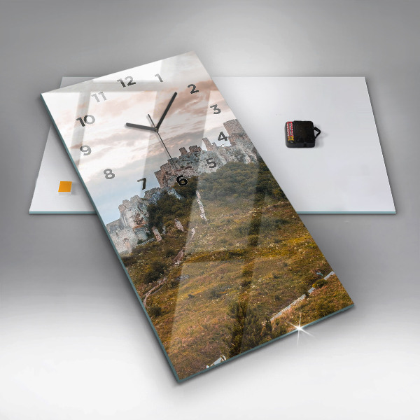 Vertikale Uhr Zipser Burg in der Slowakei