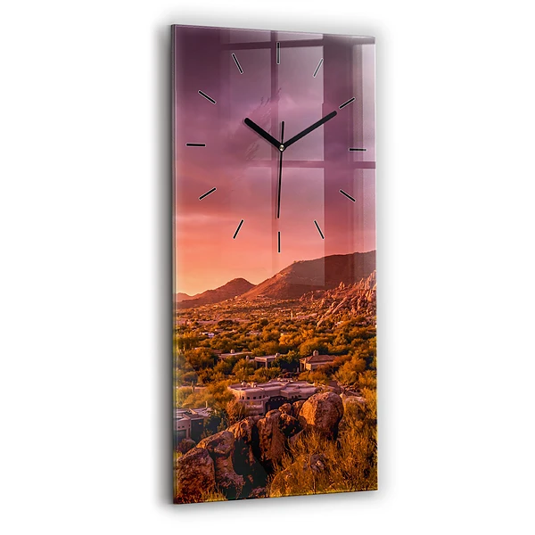 Vertikale Uhr Sonnenuntergang im Norden von Scottsdale