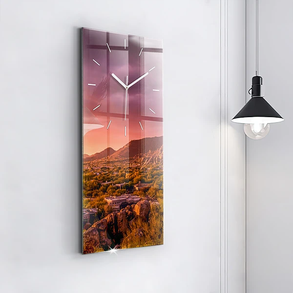 Vertikale Uhr Sonnenuntergang im Norden von Scottsdale