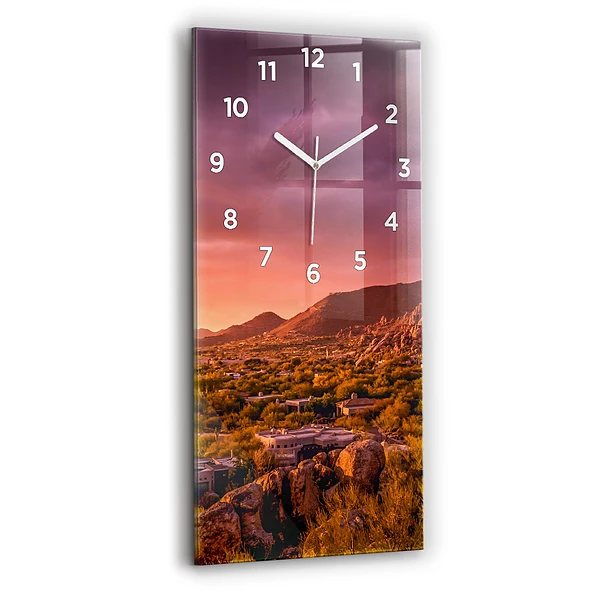Vertikale Uhr Sonnenuntergang im Norden von Scottsdale