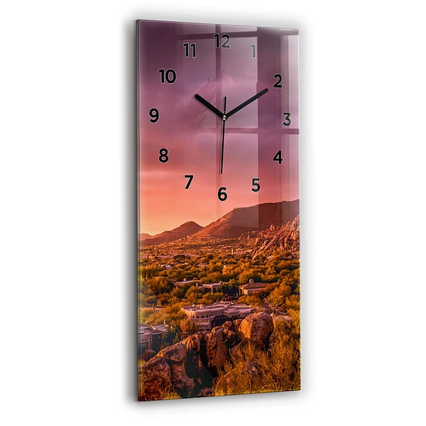 Vertikale Uhr Sonnenuntergang im Norden von Scottsdale