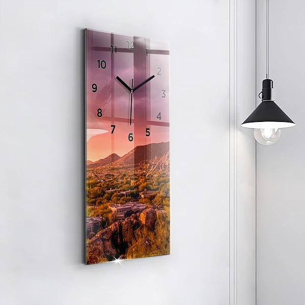 Vertikale Uhr Sonnenuntergang im Norden von Scottsdale