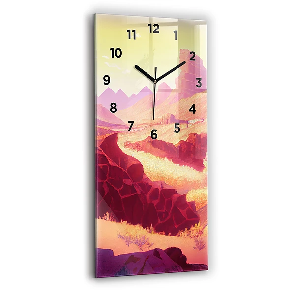 Vertikale Uhr Illustration der Wüste von Arizona