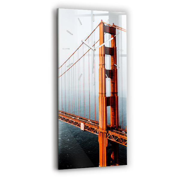 Vertikale Uhr mit motiv Golden Gate Brücke