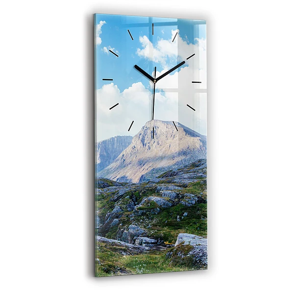 Vertikale Uhr mit motiv Felsige Landschaft