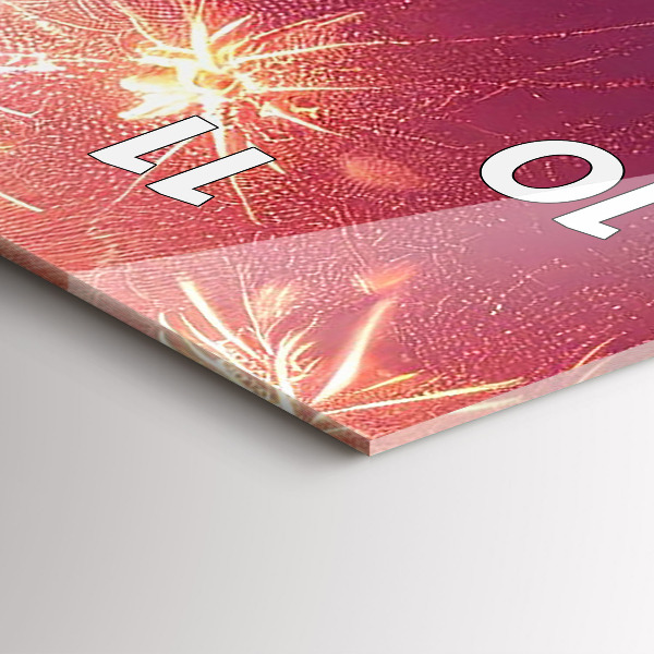 Vertikale Uhr mit motiv Stadt bei Nacht in Philadelphia