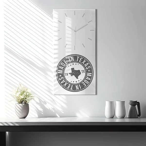 Vertikale Uhr Texas-Briefmarke