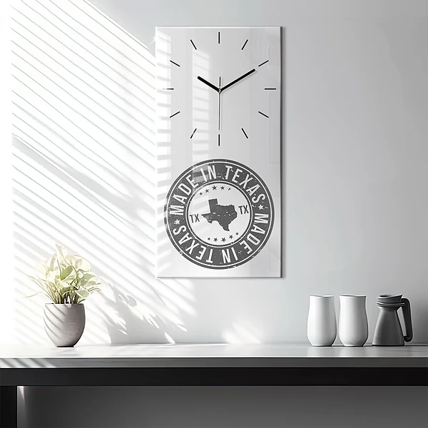 Vertikale Uhr Texas-Briefmarke