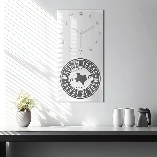 Vertikale Uhr Texas-Briefmarke