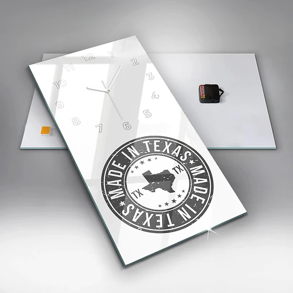 Vertikale Uhr Texas-Briefmarke