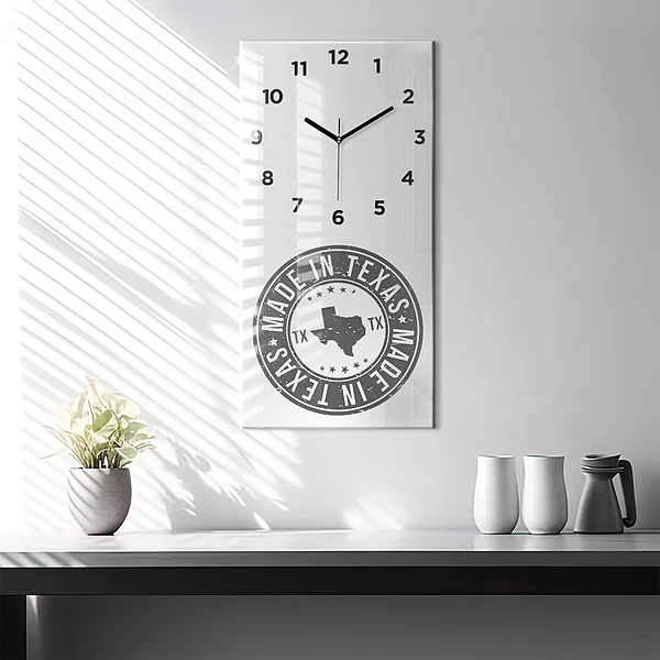 Vertikale Uhr Texas-Briefmarke